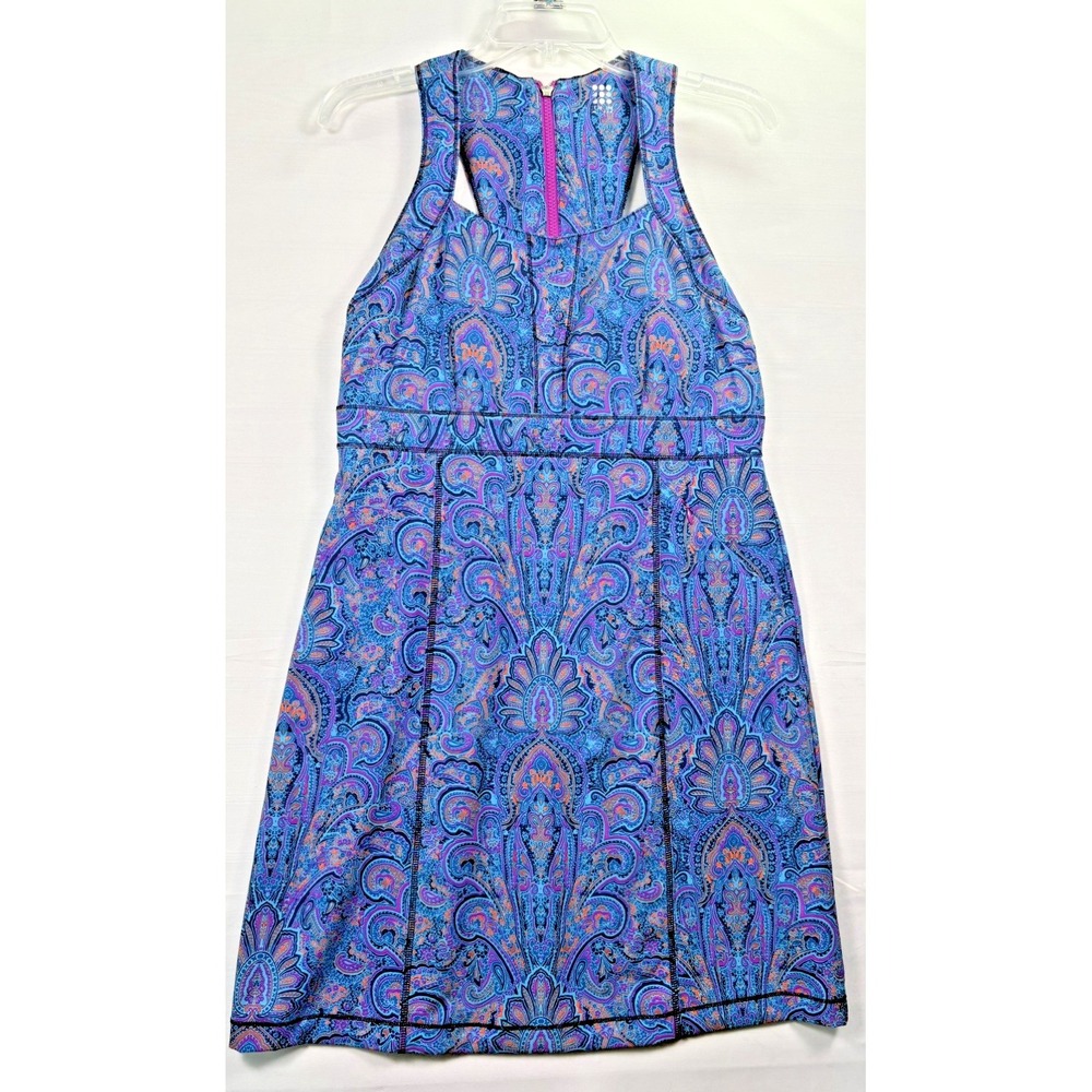 Title Nine Nimblene Trouble Dress Blue PaisleyTravel Sporty Active  8